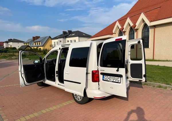 Volkswagen Caddy cena 89900 przebieg: 86500, rok produkcji 2020 z Gdańsk małe 29